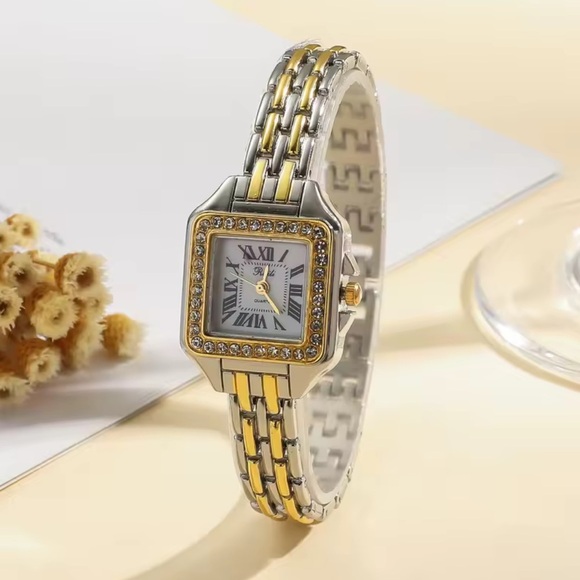 Panthere Classic Square Two Tone Watch - Picture 2 of 6